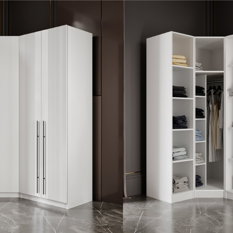 İstinye Köşe Dolaplı Yatak Odası