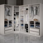 Moda Köşe Dolaplı Yatak Odası