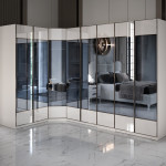 Moda Köşe Dolaplı Yatak Odası